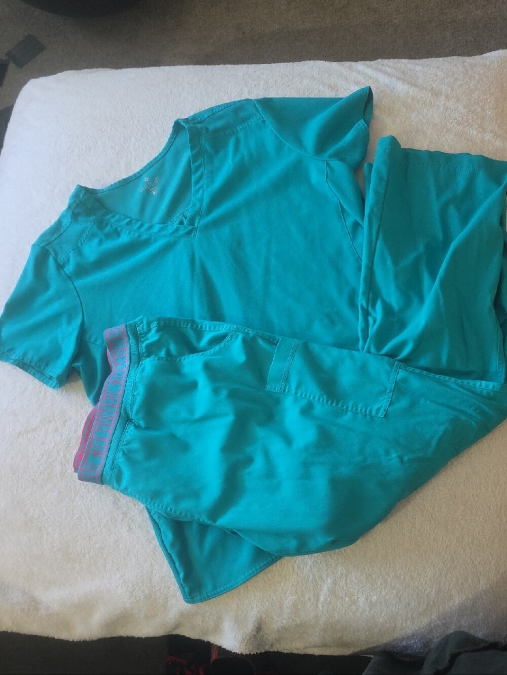 Scrubs Set Med Couture Teal Top